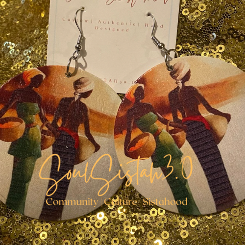 Nubian Queen Mother Earrings