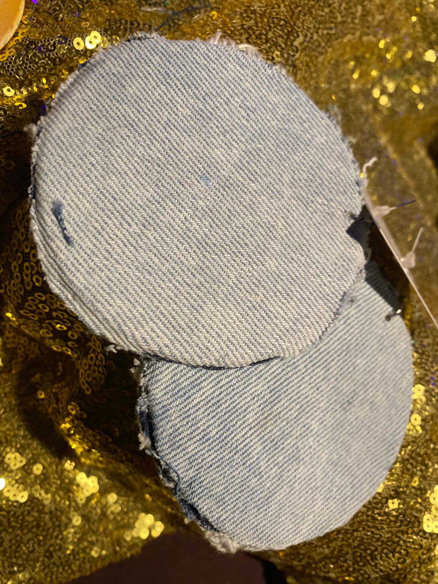 Light Denim Earrings