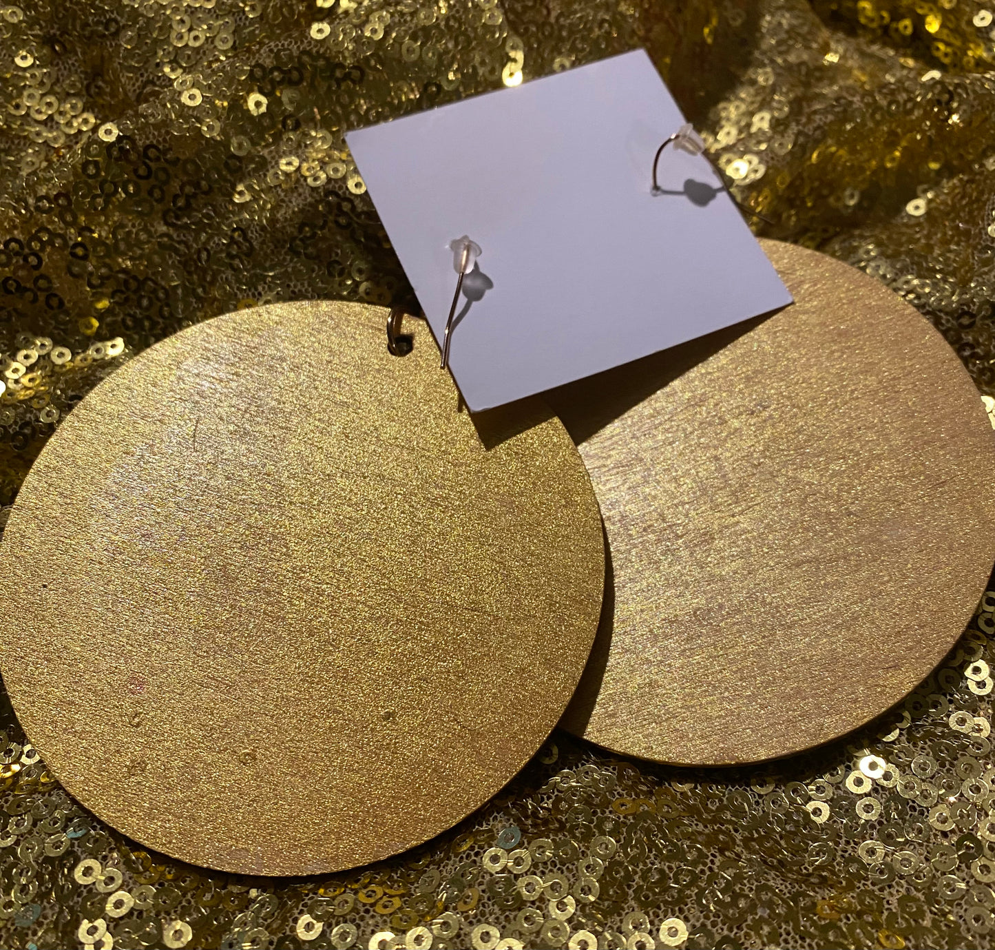 Custom Gold Gye Nyame Earrings