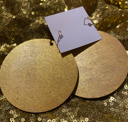 Custom Gold Gye Nyame Earrings