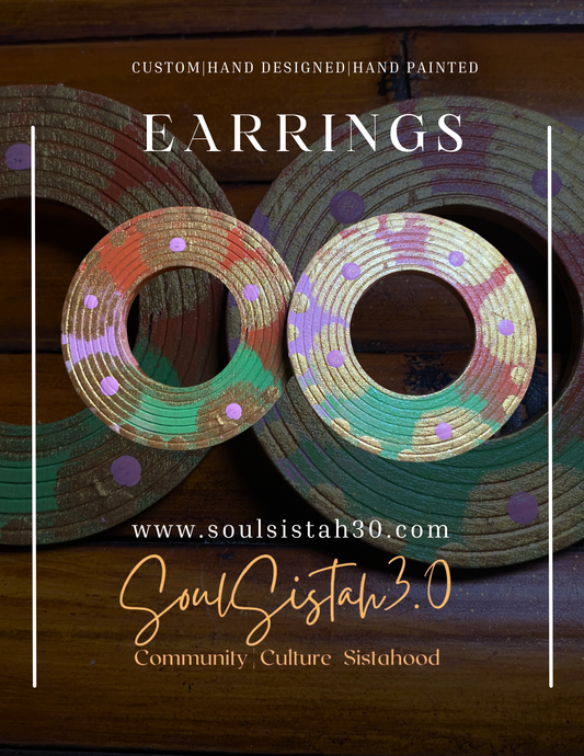 Sun Goddess Earrings: Mixed Colors