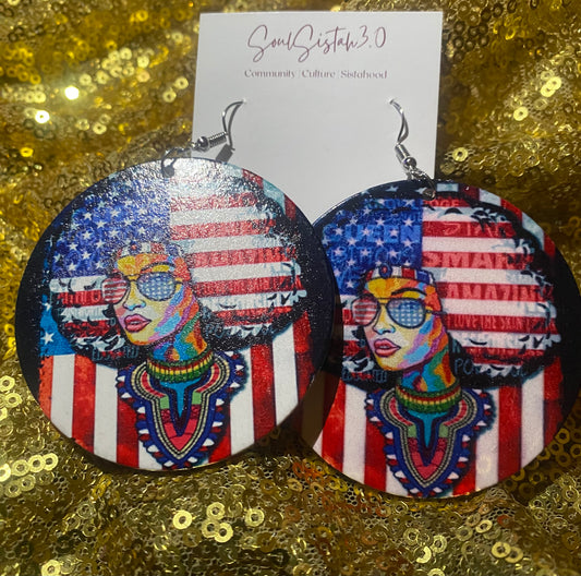Freedom Queen Earrings
