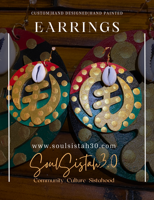 Gye Nyame (RBG) Earrings