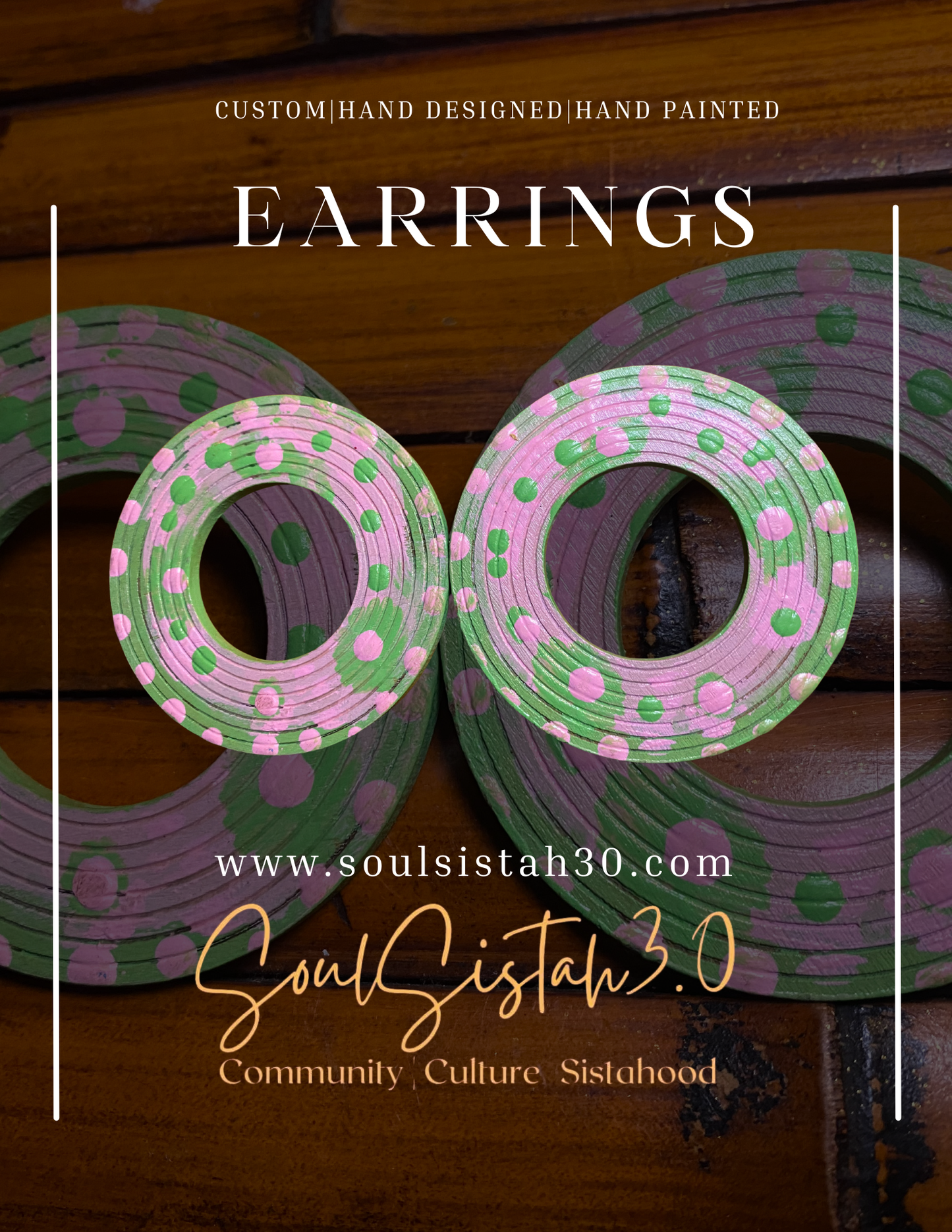 Sun Goddess Earrings: Pink
