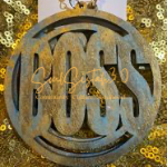 Blue Boss Earrings