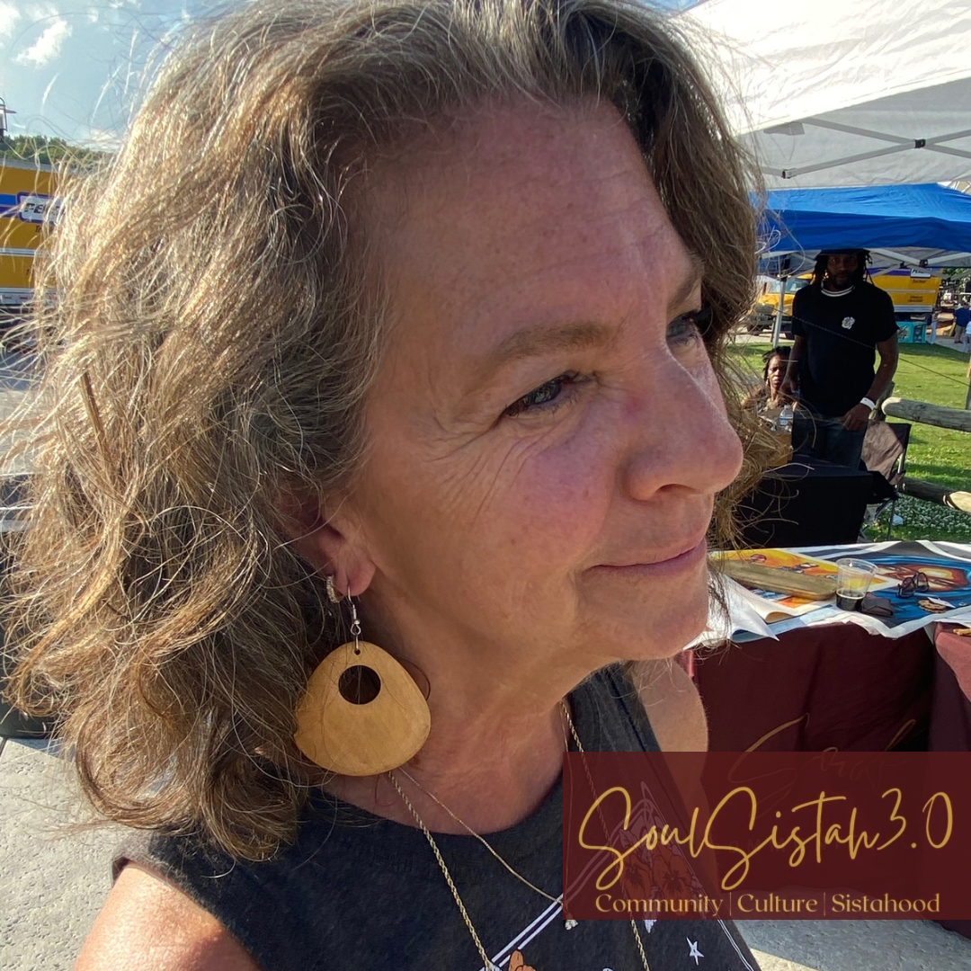 Classic Oval Tan Wood Earrings