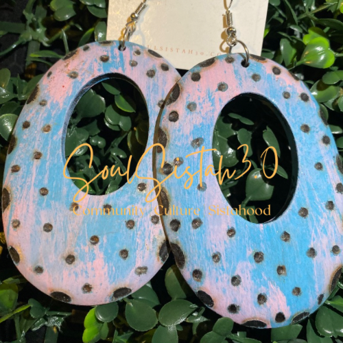 Blue Skies Earth Earrings