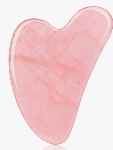 Pink Rose Quartz Facial Gua Sha Tool