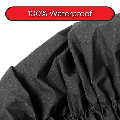 Donna Super Jumbo Shower Cap Waterproof Material 1pc for Women or Men Shower Cap for Roller Sets, Afros, Twist, Silk Wraps and More Reusable (BLACK COLOR)